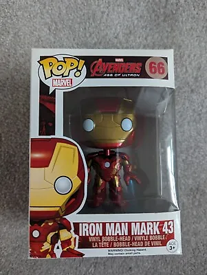 Buy Funko POP! Iron Man Mark 43 MARVEL AVENGERS #66  • 6£