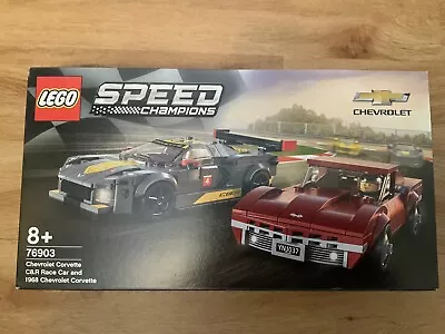 Buy LEGO Speed Champions Chevrolet Corvette C8.R Race Car & 1968 Corvette 76903 BNIB • 49.95£