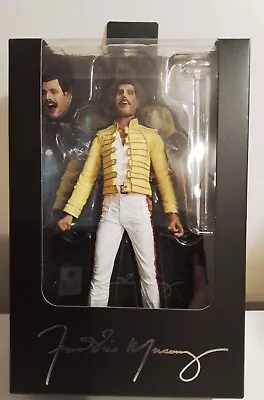 Buy Neca Freddie Mercury  Queen- 7” Scale Action Figure – Yellow Jacket NEW IN STOCK • 39.95£