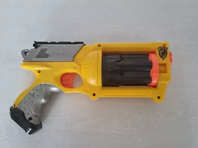 Buy Yellow Nerf N-Strike Maverick Rev-6 Soft Foam Dart Toy Gun Dart Blaster - 2004 • 3.50£