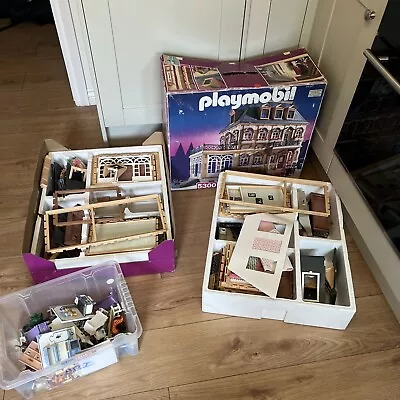 Buy Playmobil 5300 Victorian Mansion Complete With Lots Of Extras For Inside It • 159.99£