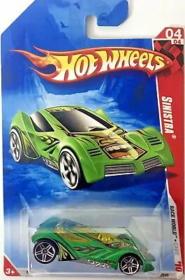 Buy Hot Wheels R7637 2010 #208 Sinistra RACE WORLD CAVE Green MINT ON MINT CARD  • 3.50£