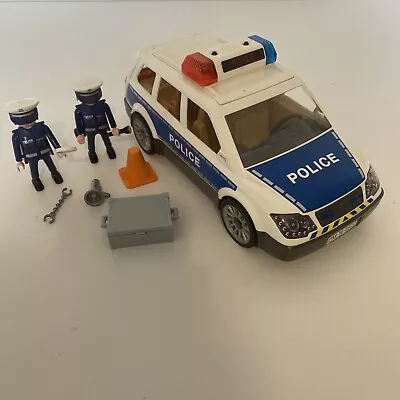 Buy Playmobil City Action 6920 Police Car With Working Sounds & Lights - X2 Figures • 10.52£