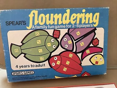 Buy Vintage Spears Games Floundering Children's Game  - 1982 Edition • 9.99£