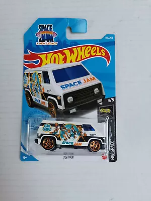 Buy Hot Wheels Space Jam Long Card 70s Van HW 4/5 White Car Toy Die Cast 2020 Mattel • 11.99£