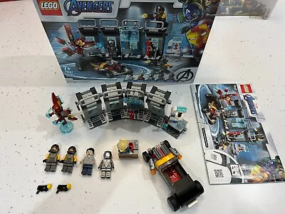 Buy LEGO Super Heroes: Iron Man Armoury (76167) - Complete With Box & Instructions • 4.01£