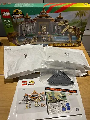 Buy NO MINIFIGURES Or DINOSAURS LEGO Jurassic Park 76961 Visitor Centre UNBUILT • 49.99£