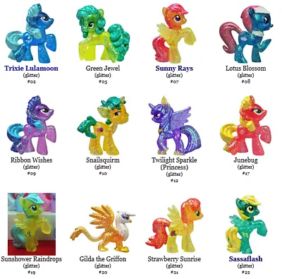 Buy MY LITTLE PONY GLITTER BLIND BAG FIGURES - SERIES 10 HASBRO Party Bag Fillers • 4.49£
