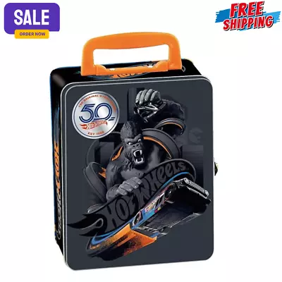 Buy Theo Klein 2881 Hot Wheels Storage Case I Metal SuitCase For Up To 50 Cars • 33.25£
