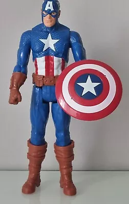 Buy Captain America 11  Tall Hasbro Marvel 2019 Avengers Shield Included • 4.68£