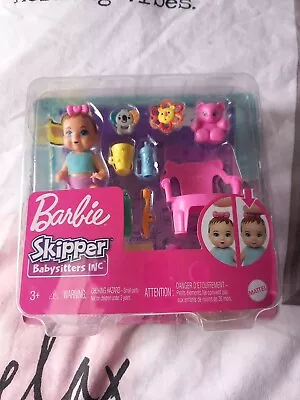 Buy Barbie Skipper Babysitters INC Baby With Chair Brand New • 6.50£