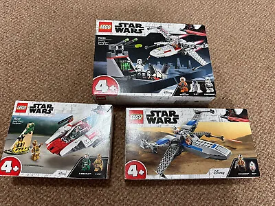 Buy LEGO Star Wars Bundle  X-Wing Starfighter Trench Run 75235, 75247, 75297 • 9.99£