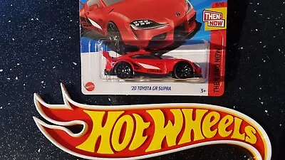 Buy Hot Wheels ~ '20 Toyota GR Supra, Red + Graphics, Short Card.  More HW's Listed! • 3.39£