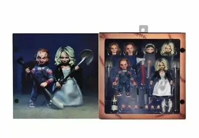 Buy NECA Bride Of Chucky – 7″ Scale Action Figure – Ultimate Chucky & Tiffany 2-Pack • 74.95£