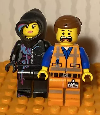 Buy LEGO The LEGO Movie Minifigure Bundle Lucy Wyldstyle Tlm017 & Emmet Tlm087 • 4.95£