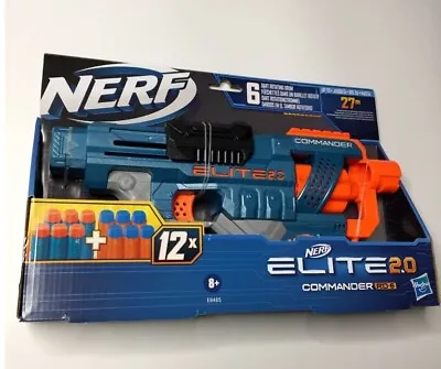 Buy Nerf Elite 2.0 Commander RD-6 Dart Blaster Brand New • 11.99£