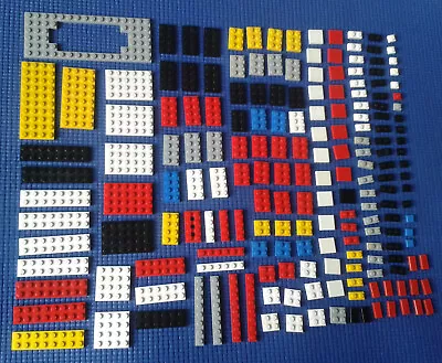 Buy Lego Bundle - 192 Plates And Tiles (1970s) Grey, Red, White, Black, Yellow, Blue • 6£