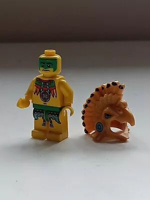 Buy Lego Minifigures Series 7 - Aztec Warrior (1999 TORSO WITH MISPRINT) • 10.79£