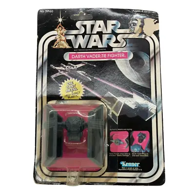 Buy Vintage Star Wars Darth Vader Tie Fighter MOC Die Cast Metal Complete 21 Back • 250£
