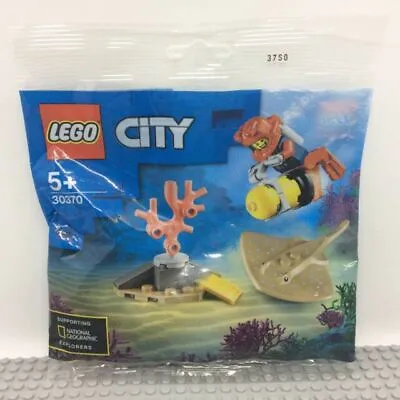 Buy LEGO CITY Ocean Diver Set 30370 Dark Tan Manta Ray Stingray Brand New & Sealed • 5.90£
