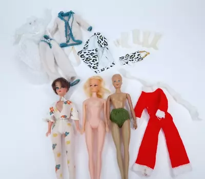 Buy Barbie Clone Lot Bundle Bubble Cut Francie Swirl Clothing Vintage Doll 1960s • 40.60£