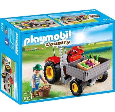 Buy PLAYMOBIL 6131 Country Farmer With Tractor And Reaper  • 29.99£