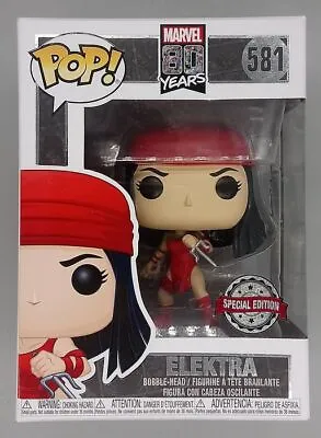 Buy Funko POP #581 Elektra (First Appearance) - Marvel - Includes POP Protector • 14.99£