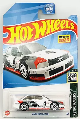 Buy Mattel Hot Wheels 6/10  Retro Racers  '77/250 Audi 90 Quattro In White, Moc! • 4£