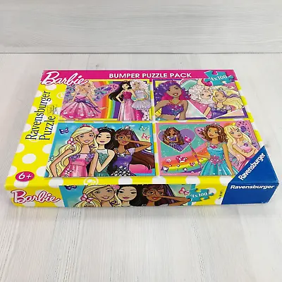Buy Barbie Bumper Jigsaw Puzzle Pack: 4 X 100: Ravensburger: Age 6+: Complete • 9.99£