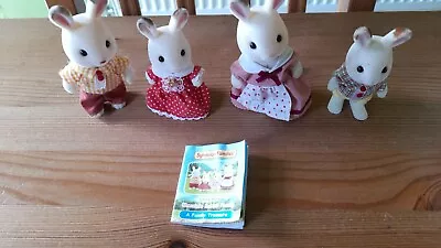 Buy Sylvanian Families Chocolate Rabbit Family 4 X Figurines • 15£