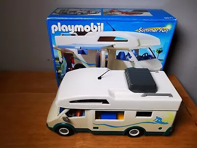 Buy Playmobil 6671 Summer Fun Camper Van Boxed *NOT COMPLETE* Used Condition  • 14.50£