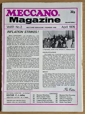 Buy Meccano Magazine April 1976. (Vol 61, No 2) Very Good. • 2£