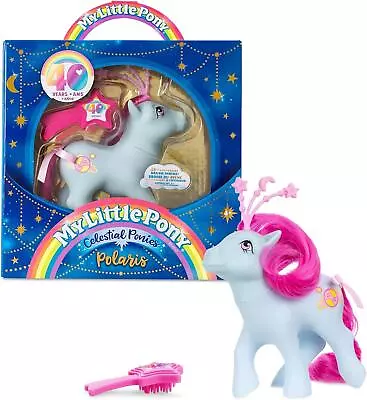 Buy My Little Pony Celestial Ponies POLARIS 40th Anniversary White Pony Figure • 20.89£