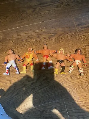Buy WWF Hasbro Figures Bundle 1990’s.  Original Figurines.Including Ultimate Warrior • 30£