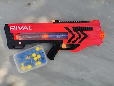Buy NERF RIVAL Zeus MXV-1200 Complete Magazine + Genuine Nerf Rival Balls W/battery • 23.99£