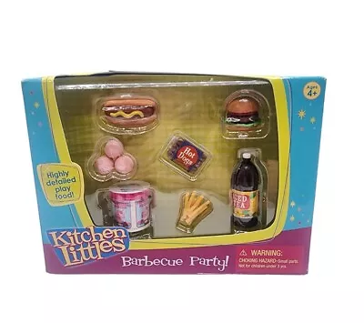 Buy Kitchen Littles Barbecue Party Miniature Play Food Mini Toy Set New Barbie Size • 57.03£