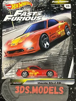 Buy PREMIUM FAST AND FURIOUS MAZDA RX7 Hot Wheels 1:64 **COMBINE POSTAGE** • 15.95£
