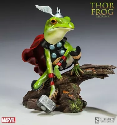 Buy Sideshow Thor Frog Marvel Statue Diorama, Very Rare • 341.74£