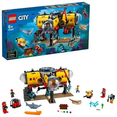 Buy LEGO 60265 City Ocean Exploration Base Underwater Set Kids Xmas Gift Set - RARE! • 79.95£