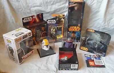 Buy Star Wars Toy Bundle | Job Lot | Figures | Funko Pop | Mini Helmets • 14£