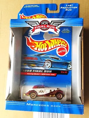 Buy Hot Wheels 1999 Issue ' Final Run '  Special Boxed Edition Mercedes 540k • 12£