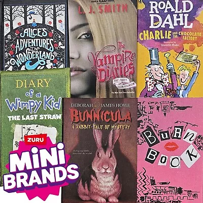 Buy Mini Brands Books *CHOOSE YOURS* Barbie Miniature Replica Books 4cm/1.5inches • 7.99£