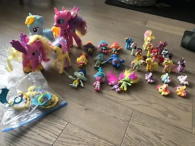 Buy My Little Pony Bundle & Trolls 30+ Figurines Large Med And Smaller. Xmas 🎁  • 28£