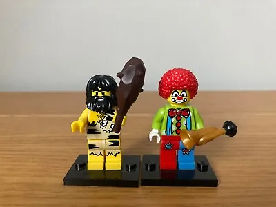 Buy Lego Minifigures Series 1 - Caveman And Clown • 2£