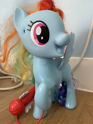Buy My Little Pony Rainbow Dash With Microphone • 8.05£
