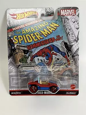 Buy Marvel Hot Wheels Super Mobile The Amazing Spiderman Real Riders FLD31 • 12.99£