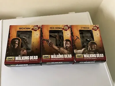 Buy 3 X The Walking Dead Collector Figures  By Eaglemoss Models  Free UK Postage • 44.95£