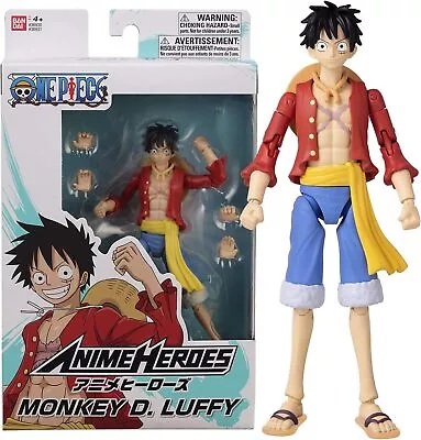 Buy Bandai Action Figure Anime Heroes - One Piece - Monkey D. Luffy 16.5cm • 24.99£