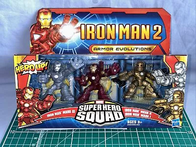 Buy Marvel, Iron Man 2, Super Hero Squad, Armor Evolutions, Hasbro, BNIB • 29.99£