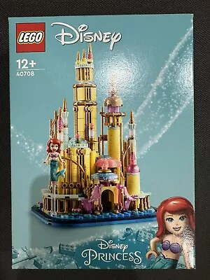 Buy LEGO 40708 Mini Disney Ariel's Castle Brand New & Factory Sealed • 36£